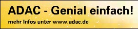 teil eines adac-werbebanners. beeindruckend. adac werbebanner