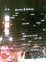 berliner verlag, außenansicht, bei nacht