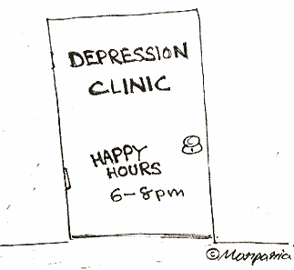 depression clinic - happy hour