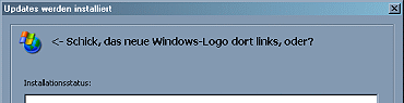 schick, das neue windows-logo dort links, oder?