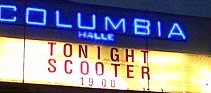 columbiahalle: scooter, tonight